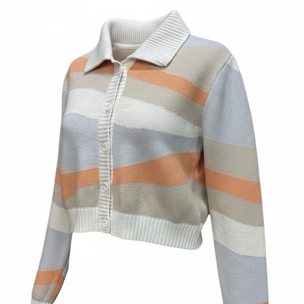 Hollister Wavy Pattern Cardigan